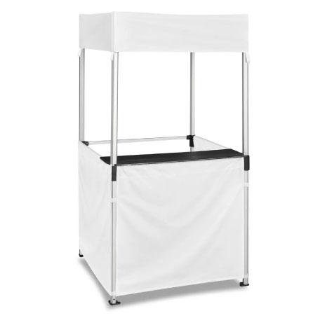 Sublimated Gazebo 1m X 1m Kiosk - 3 Half-Wall Skins