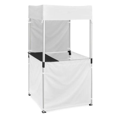 Sublimated Gazebo 1m X 1m Kiosk - 3 Half-Wall Skins - 1 Full-Wall Skin